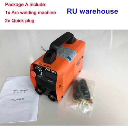 Ru delivery 220V Compact Mini MMA Welder Inverter ARC Welding Machine Stick Welder