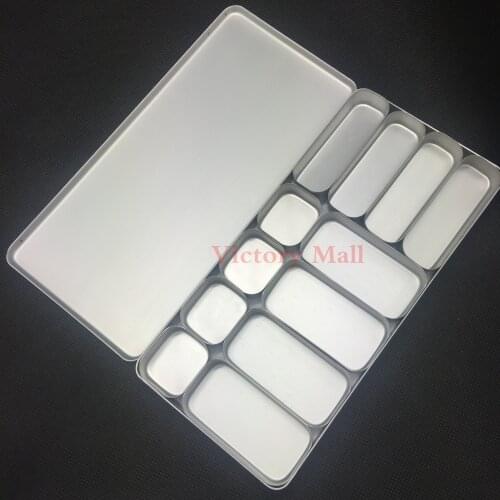 12 rack/ 16 rack Dental box for Bur H K File Holder Block Sterilizer Case Disinfection Endo Box Dental Lab