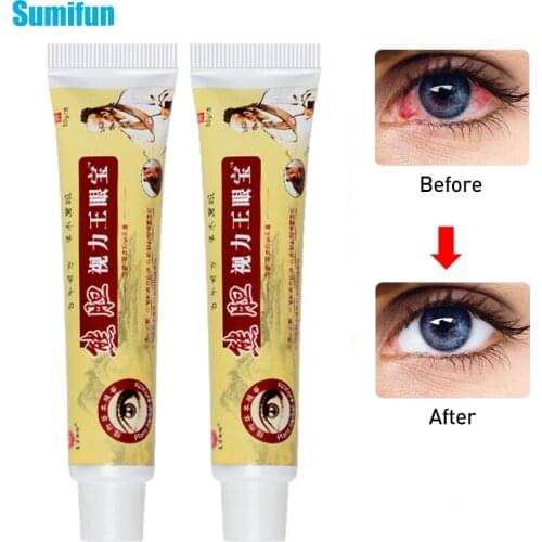 Sumifun Eye Fatigue Dry Eye Protection Ointment Improve Eyesight Chinese Herbal Plaster Snake Venom Eye Cream Eye Care P1116