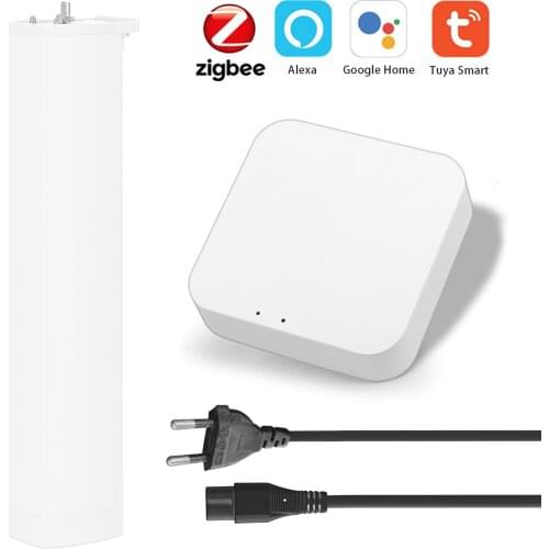 Tuya WIFI Intelligent Curtain Motor Ultra Quiet Electric Wireless Remote Voice Control Home Compatible with Alexa Google Home