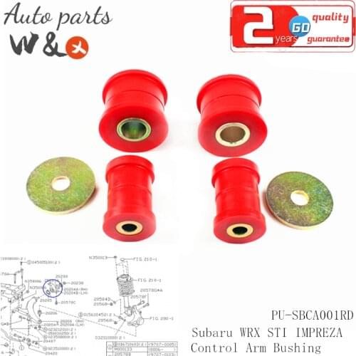 Control Arm For Subaru WRX STI Impreza 2.0L 2.5L 2000-no Suspension Oscillating Arm Bushing PU-SBCA001RD