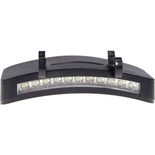 USB Charging super Bright 11 LEDs led cap light headLamp head Flashlight head Cap Hat Light Clip on light Fishing head lamp