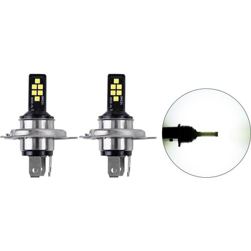 1 Pair LED Headlight bulbs, 360 Adjustable Beam, Easy Installation, Universal Fit
