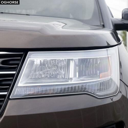 2 Pcs Car Headlight Protective Film Vinyl Protection Transparent TPU Decal Sticker for Ford Explorer 2016 2017 Accessories
