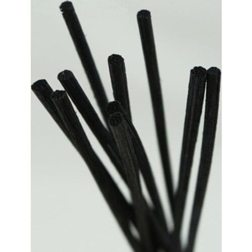 200pcs/lot 3x 250mm BLACK color aroma frangrance oil reed diffuser rattan sticks, Fireless rattan reed diffuser Refill Stick