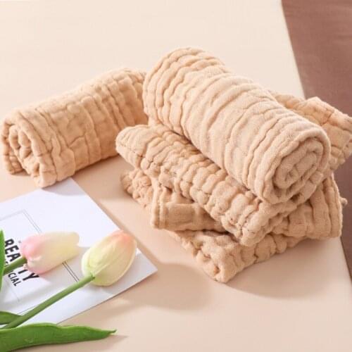 6 Layer Baby Handkerchief Soft Absorbent Gauze Burp Cloth Kids Wipe Cloth Newborn Face Towel Bibs Feeding Bath Towel