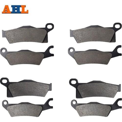AHL Motorcycle Front & Rear Brake Pads Disks For CAN-AM Renegade 500 STD/EFi (13-16) 800 R 1000 STD (2012-2016)
