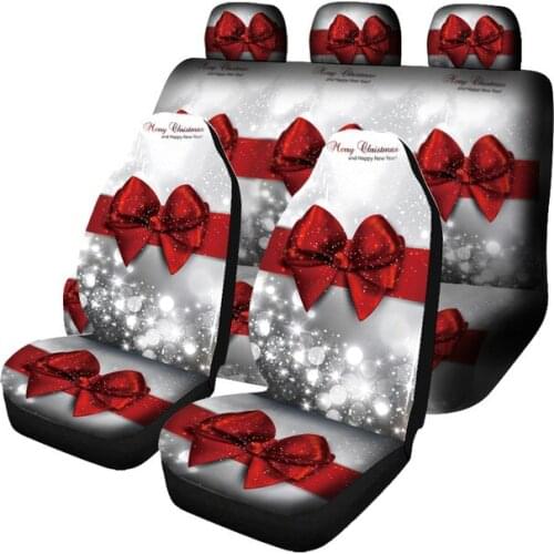 Aimaao Print Car Seat Cover Full Set Universal Fit Comfort Bucket Seat and Bench Seat Protectors for Car SUV,Truck For VW