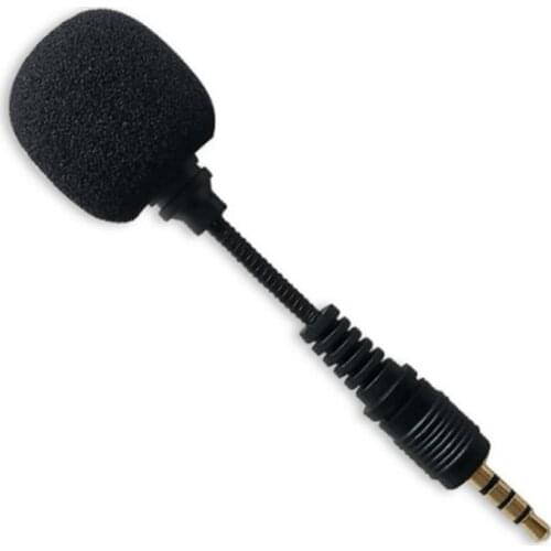 ARuiMei Mini 3.5mm Jack Microphone Stereo Mic For Recording Mobile Phone Studio Interview Microphone 3 pin For smartphone