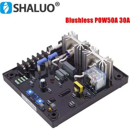AVR POW50A Automatic voltage regulator 30A Universal brush and brushless generator Stabilizer control Adjuster module parts