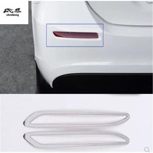 Free shipping 2pcs/lot ABS rear fog lamps decoration cover for 2019 Nissan Altima car accessories