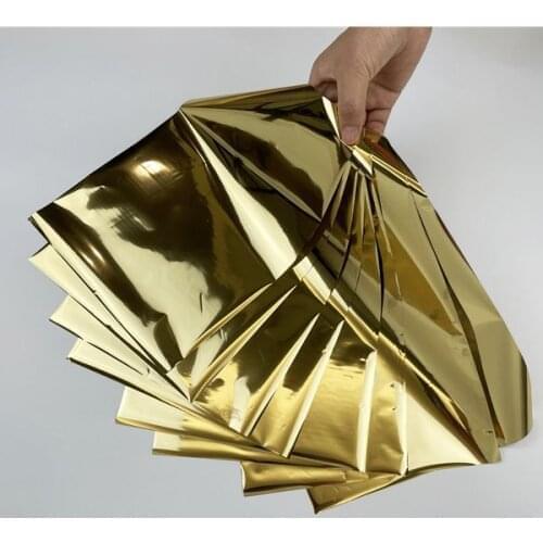 50PCS A4 SIZE Laminated Roll Paper Foil Hot Stamping Minc Decoration For Laminator