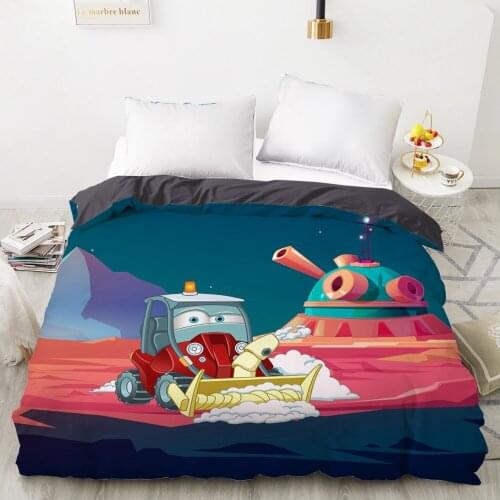 Car Cartoon Kids Duvet cover Quilt/Blanket/Comfortable Case Bedding for children baby girls 140x200 240x220 for Home garden cart