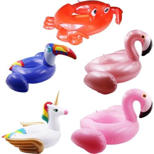 Children cute unicorn inflatable Sequins Swimming Ring for Pool kids Swimming Ring Float Swim Circle Toys Beach Party Supply