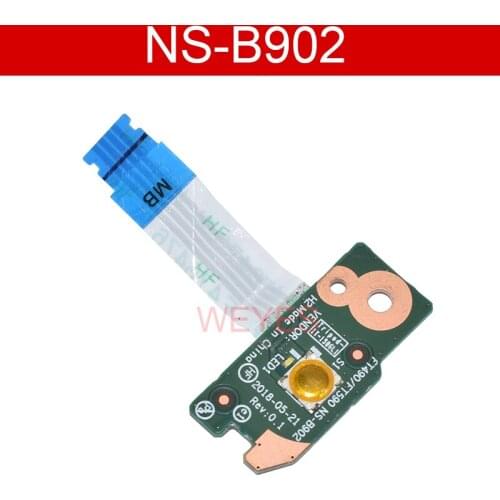 FOR Lenovo ThinkPad T490 T590 Power Switch Button Board NS-B902 Test Good