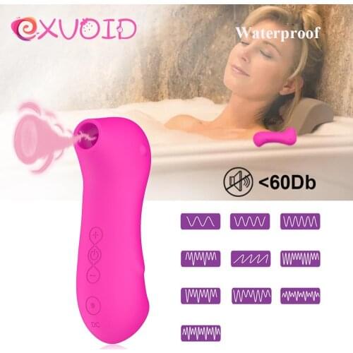 EXVOID Nipple Sucker Oral Sex Toys for Women Strong Vibration Clitoris Stimulate Breast Massager Sex Shop Sucking Vibrator