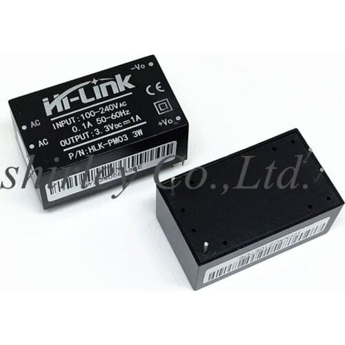 HLK-PM01 HLK-PM03 HLK-PM12 AC-DC 220V to 5V/3.3V/12V mini power supply module,intelligent household switch power supply module