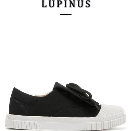 Fashion Embroidery Flip Canvas Biscuit Shoes Women Mixed Color Round Toe Lace-up Flat With Sneakers Women 2021 Spring/Summer New