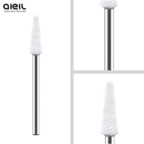 Ceramic Milling Cutter Manicure Nail Drill Bits Electric Nail Files Pink Blue Grinding Bits Mills Cutter Burr Accessories