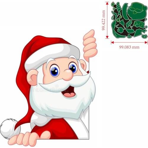 Metal Cutting Dies Santa Claus DIY Scrapbooking Paper Cards Decorative Craft Embossing