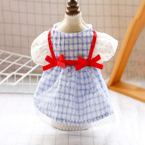 Princess Dog Clothes Puppy Cat Dresses For Small Dogs Clothing Spring Summer Dog Dress Wedding Pet Clothes For Dogs Chihuahua