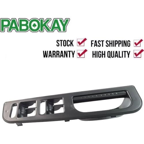 Black Window Switch Control Panel Trim For VW Passat B5 Golf 4 Jetta Bora MK4 Car Interior Door Parts 3B1867171E
