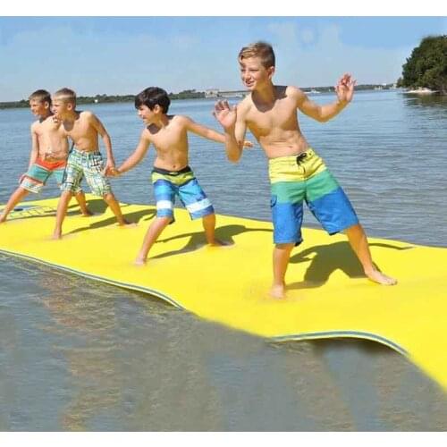 180*55CM Swimming Pool Floating Mattress Summer Fun Toy Water Blanket Mat Bed Tear-Resistant XPE Foam Outdoor Floating Water Pad
