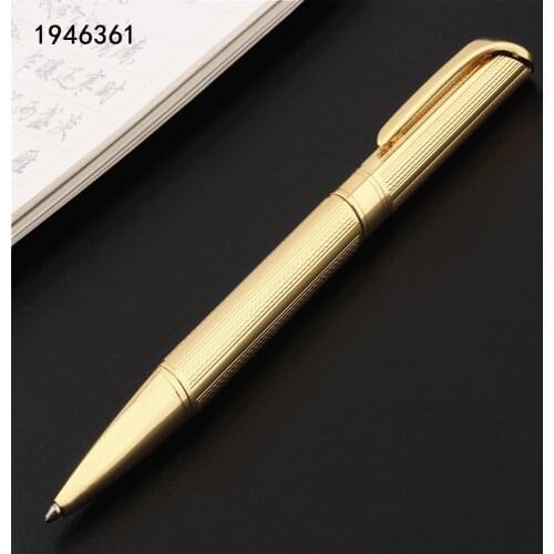 Luxury quality 719 Golden Colour Business office Ballpoint Pen New student School Stationery Supplies pens for writing