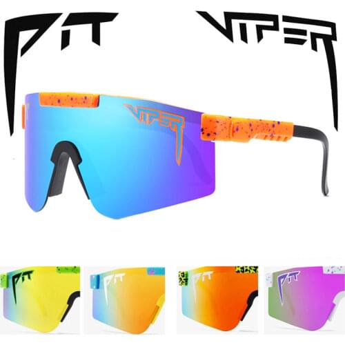 New Brand Rose Pink pit viper Sunglasses double wide polarized mirrored lens tr90 frame Sun Glassesuv400 protection with case