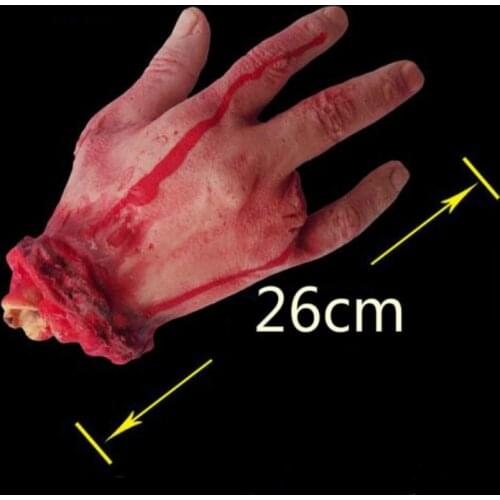 Broken Finger Hand Blood Horror Halloween Decoration Severed Bloody Limbs Hand Novelty Dead Broken Hand Gadgets