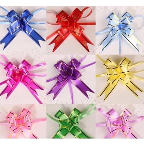 10Pcs/Lot Pull Flower Ribbons Packing Pull Bow Ribbons Hair Decoration