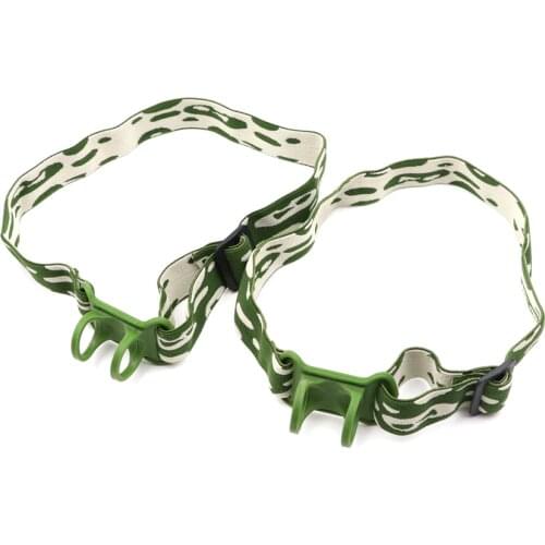 2pcs Flashlight headband Elastic Belt Headband mount for 22-25mm Torch