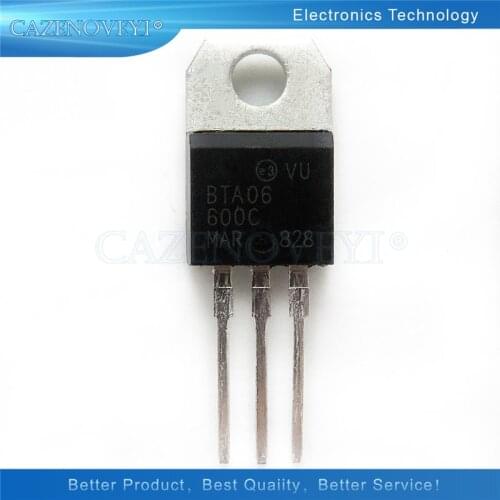 5pcs/lot BTA06-600C BTA06-600 BTA06 TO-220 In Stock