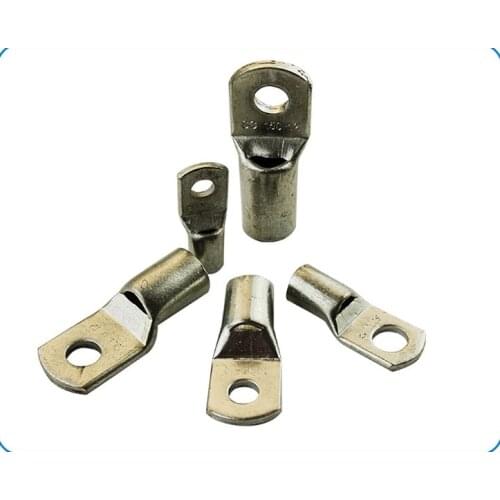 50pcs/Lot SC16-10 16mm2 10mm Bolt Hole Tinned Copper Cable lugs Battery Terminals