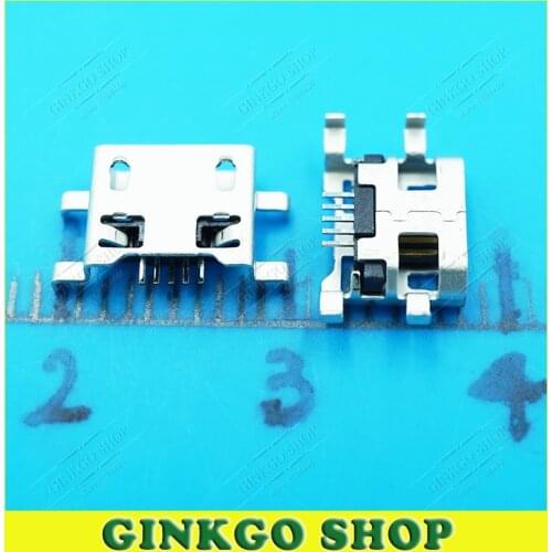 500pcs/lot Micro 5P USB Jack Socket Micro USB Sink type Connector Port for Lenovo/Huawei ect