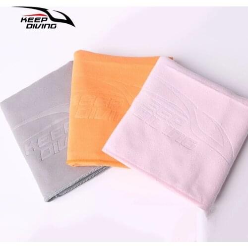 Keep Diving 100*40 CM Swimming Towels for Adult Quick-Dry Beach Towels Fitness Microfiber Square Fabric Travel Exercise Tower