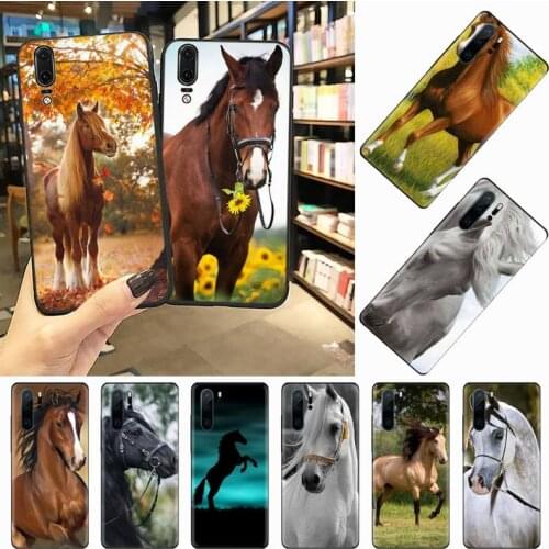 Horse animal grassland Phone Case For Huawei honor Mate P 9 10 20 30 40 Pro 10i 7 8 a x Lite nova 5t