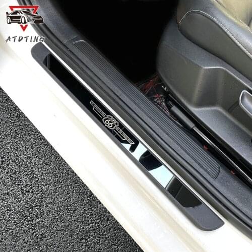 For Cadillac XT5 2017 2018 door sill 2019 2020 pedal cover stainless steel scuff plate strip Anti Scratch trim exterior parts