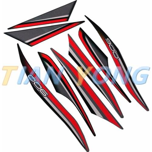 For Kawasaki z800 Six colors Motorcycle Fairing Sticker Decals Kit Protector Cover Decorative custom made high quality