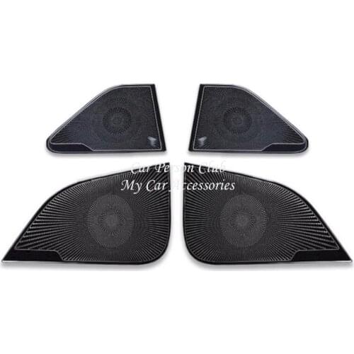 For Tesla Model 3 2018-2021 Door Speaker Audio Horn Ring Cover Roof Sound Music Trims Model3 Stainless Steel Car Accessories