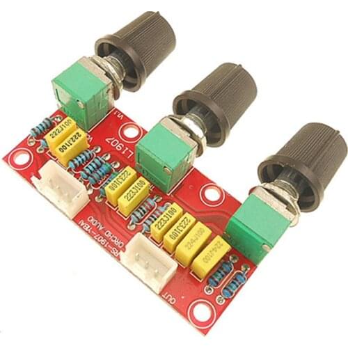 HIFI Amplifier Passive Tone Board Bass Treble Volume Control Pre-amplifier Module Preamp Board E3-001