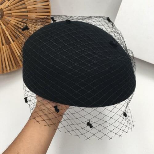 Han edition of new fund of 2019 autumn winters is sweet net yarn beret pumpkin in winter to keep warm the European and Ameri