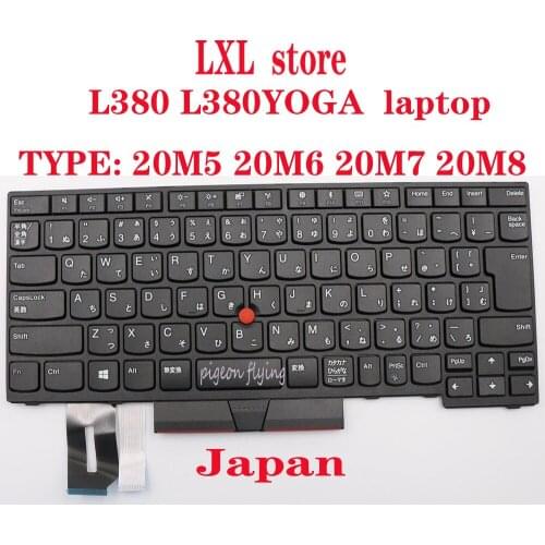 L380 L380 YOGA keyboard for lenovo laptop 20M5 20M6 20M7 20M8 Japan FRU 01YP510 01YP430 01YP350 01YP270 P/N:SN20P33060 100% OK