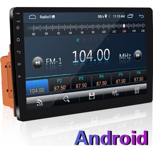 LEEPEE 2 Din 10'' Touch Screen Android 8.1 Car Radio WiFi Bluetooth MP5 Retractable GPS Autoradio Car Multimedia MP5 Player