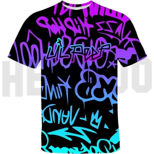 Lil Peep K-pops Print Casual Pop 3D T-shirts Kids Boys Girls Plus Size Summer Short Sleeve T-Shirts Men Women Oversized Top Tee
