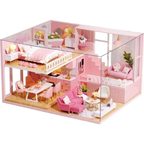 Music Box Music Box Sky City DIY Homemade by Hand House Girl Creative Male for a Girlfriend Holiday Birthday Gift anime box