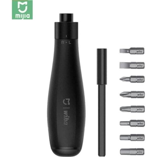 Xiaomi Mijia Wiha 8 in 1 Screwdriver Kit Multi-function Steel Screwd Bits with Extension Rod Magnetic Adsorption Repair Tools