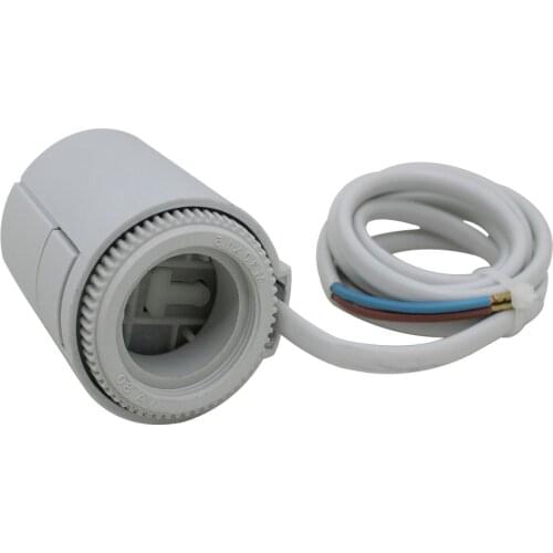 Normally closed open for underfloor heating manifold radiator Thermoelectric 220 24v electric thermal actuator