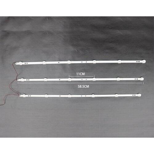 HS-32D3006v6c1b58410m-HX New 32inch LCD LED universal light strip for Ass embly machine TV Universal 6LEDS Aluminum plate 58.5CM
