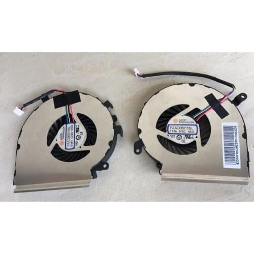 New For MSI GE62VR GP62VR GP62MVR Laptop CPU & GPU Cooling Fan AAVID PAAD06015SL N366 N403 N371
